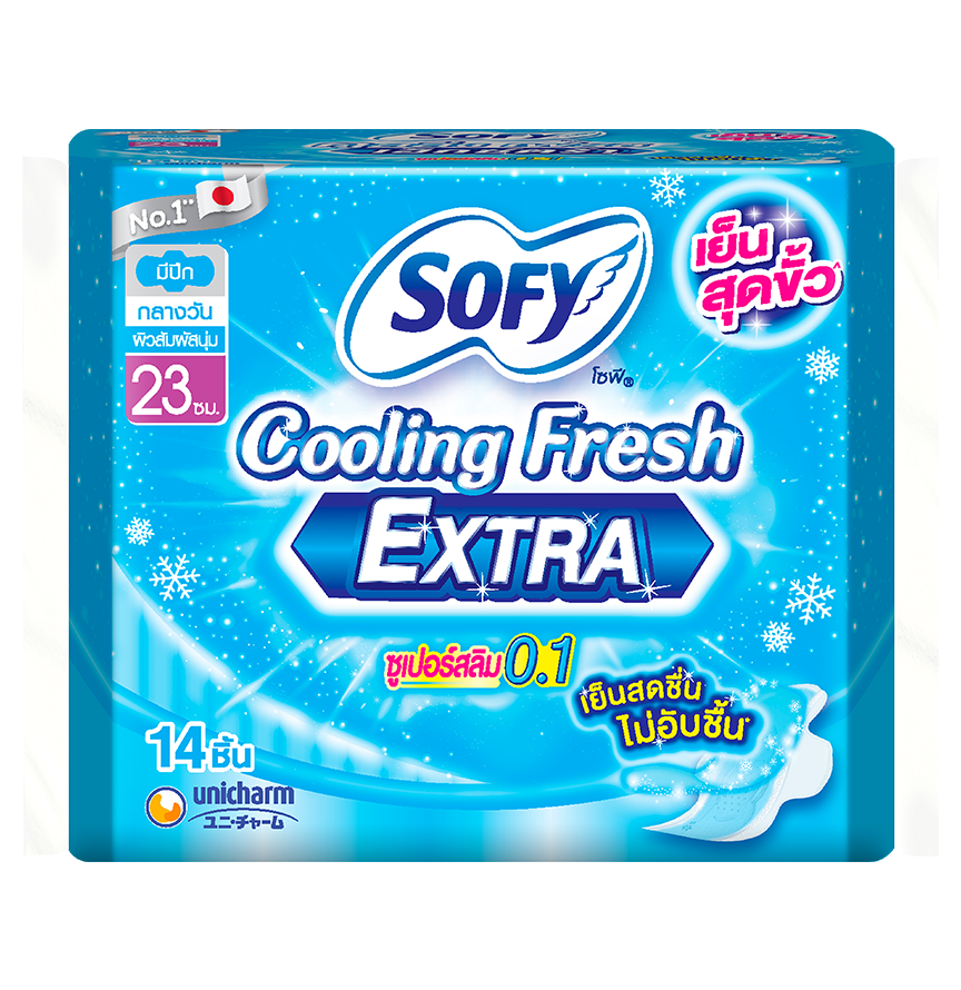 SOFY Cooling Fresh Extra ซูเปอร์สลิม 0.1 23 ซม.